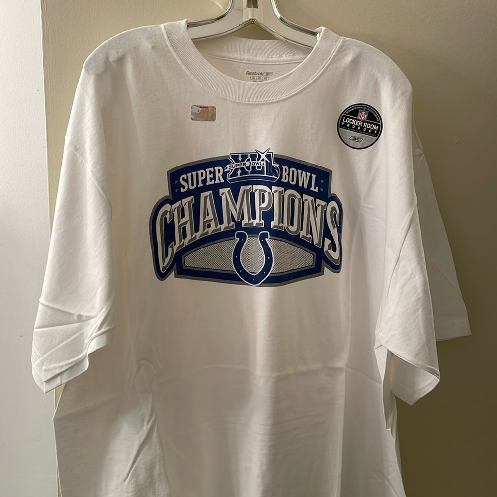 Super Bowl XLI Colts 2XL Locker Room TShirt